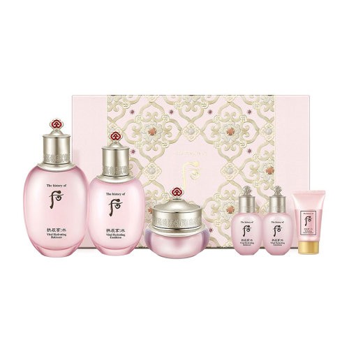 【爆款】【包税】Whoo/后拱辰享水 水沄3种套装（拱辰享水 水沄平衡液 150ml, 拱辰享水 水沄平衡乳 110ml, 水沄面霜30ml）（护肤品-化妆品）