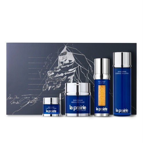 La Prairie/莱珀妮限量蓝鱼子四件套礼盒装（鱼子精华水+反重力精华+鱼子充盈面霜+鱼子眼霜）（化妆品）