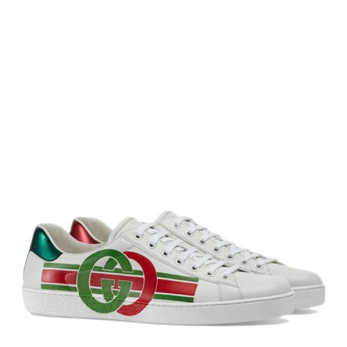 GUCCI/古驰 Ace系列 互扣式双G标识休闲运动鞋 576136 A38V0